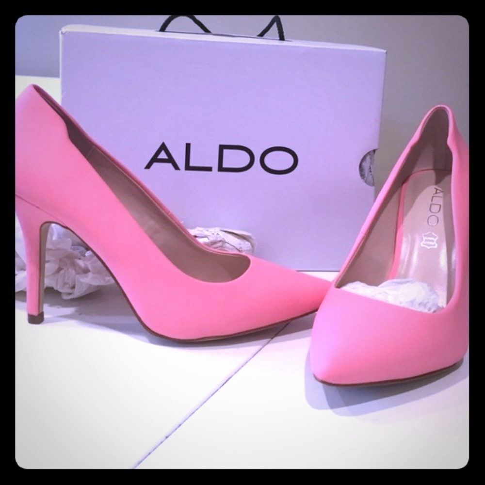 Aldo Pink Matte Ubuvia Heels